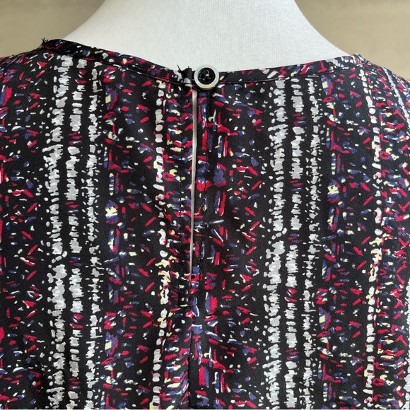 •Sophie Rue• Patterned Sleeveless High-Low Blouse - Size Medium - Picture 6 of 8